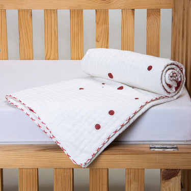 Premium Quality Block Print Cotton Baby Blankets