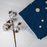 Premium Quality Blue Dyed Cotton Baby Quilt