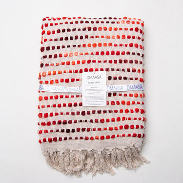Premium Quality Multicolor Soft Cotton Throws For Couch