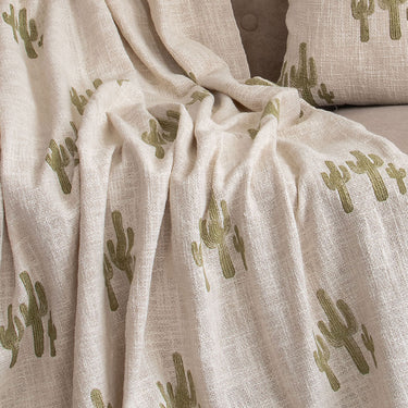 Premium Quality Organic Cotton Sofa Throw Blanket