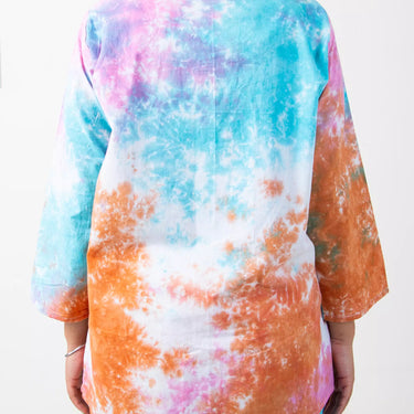 Premium Quality Tie Dye Cotton Cord Set For Women