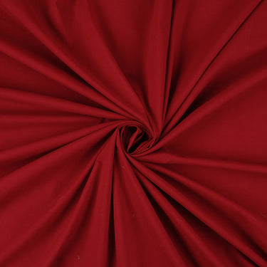 Premium Red Solid Plain Pure Cotton Fabric For Kurti