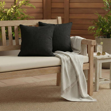 Premium Soft Black Cotton Cushion Cover for Sofa Online