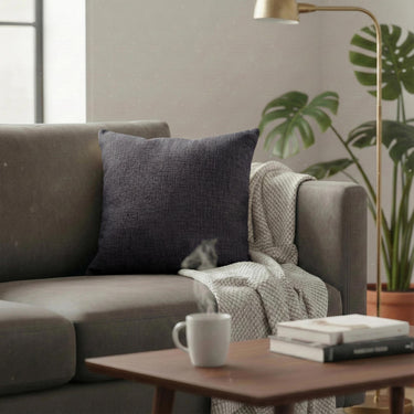 Premium Soft Black Cotton Cushion Cover for Sofa Online
