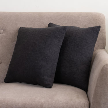 Premium Soft Black Cotton Cushion Cover for Sofa Online