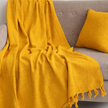 Premium Soft Sofa Throw with 2 Cushion Cover - Best Gifts for Home Decor