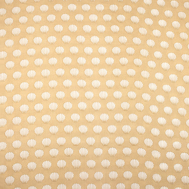 Premium White Floral Hand Block Print Fabric