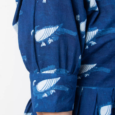 Printed Shirt with Pyjama Cotton Cord Set For Women's