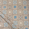 Pure Cotton Dabu Kashish Hand Block Print Fabric for Summer