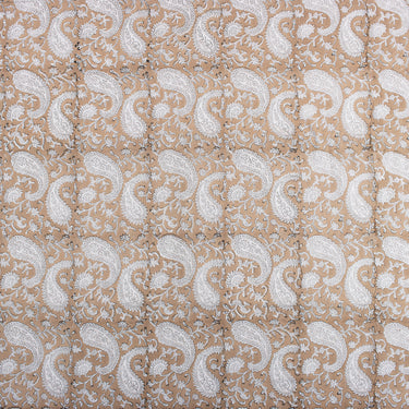Pure Cotton Floral Hand Block Print Fabric For Kurti