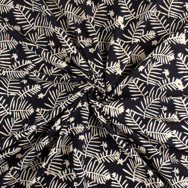 Pure Cotton Monochrome Black and White Fabric 
