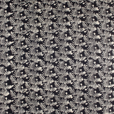 Pure Cotton Monochrome Black and White Fabric 