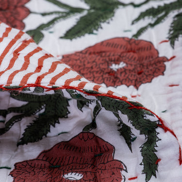 Pure Cotton Reversible Kantha Baby Quilt