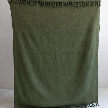 Pure Cotton Sofa Throw with Two Cushion Covers - Gift Items for New Home