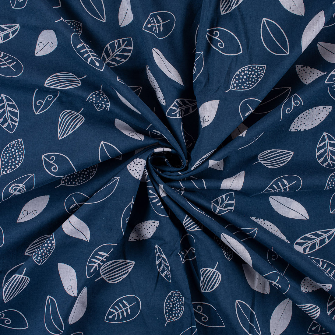 Indigo Cotton Material Fabric