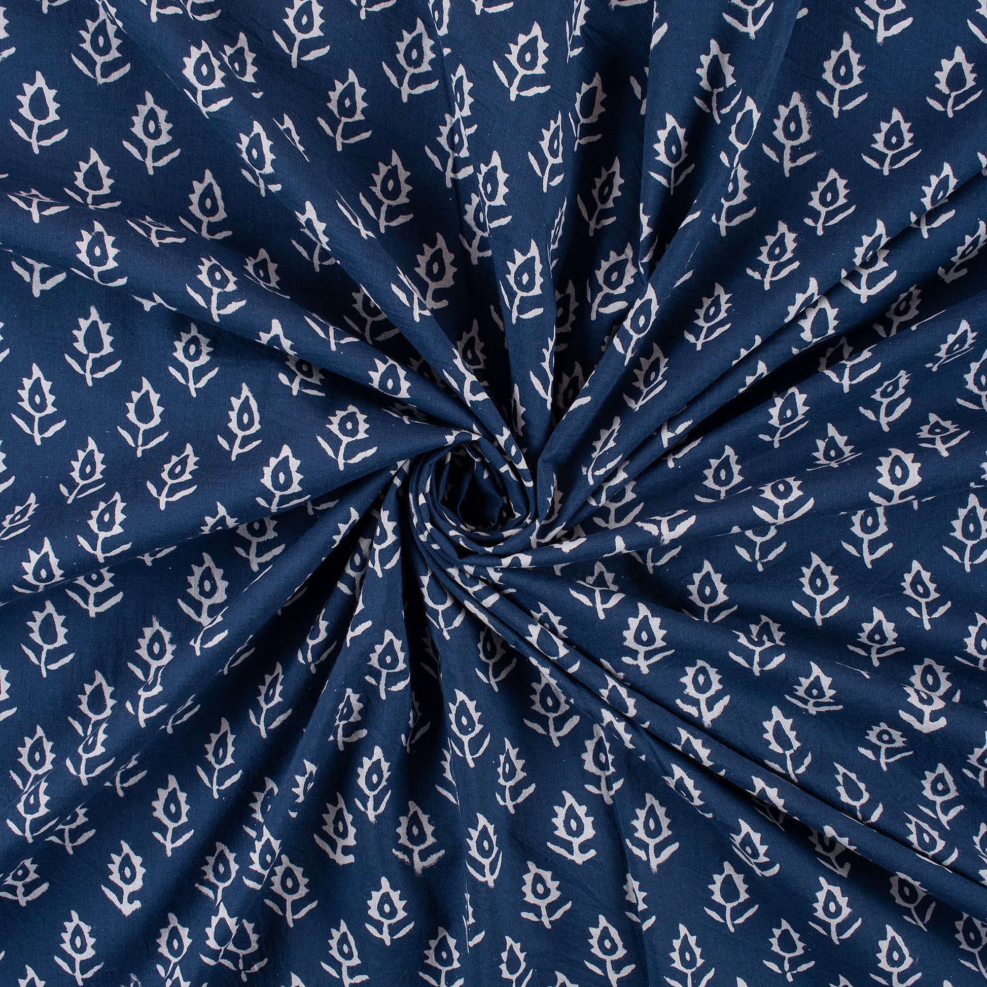 Indigo Cotton Fabric Online