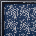 Indigo Floral Discharge Block Print Fabric