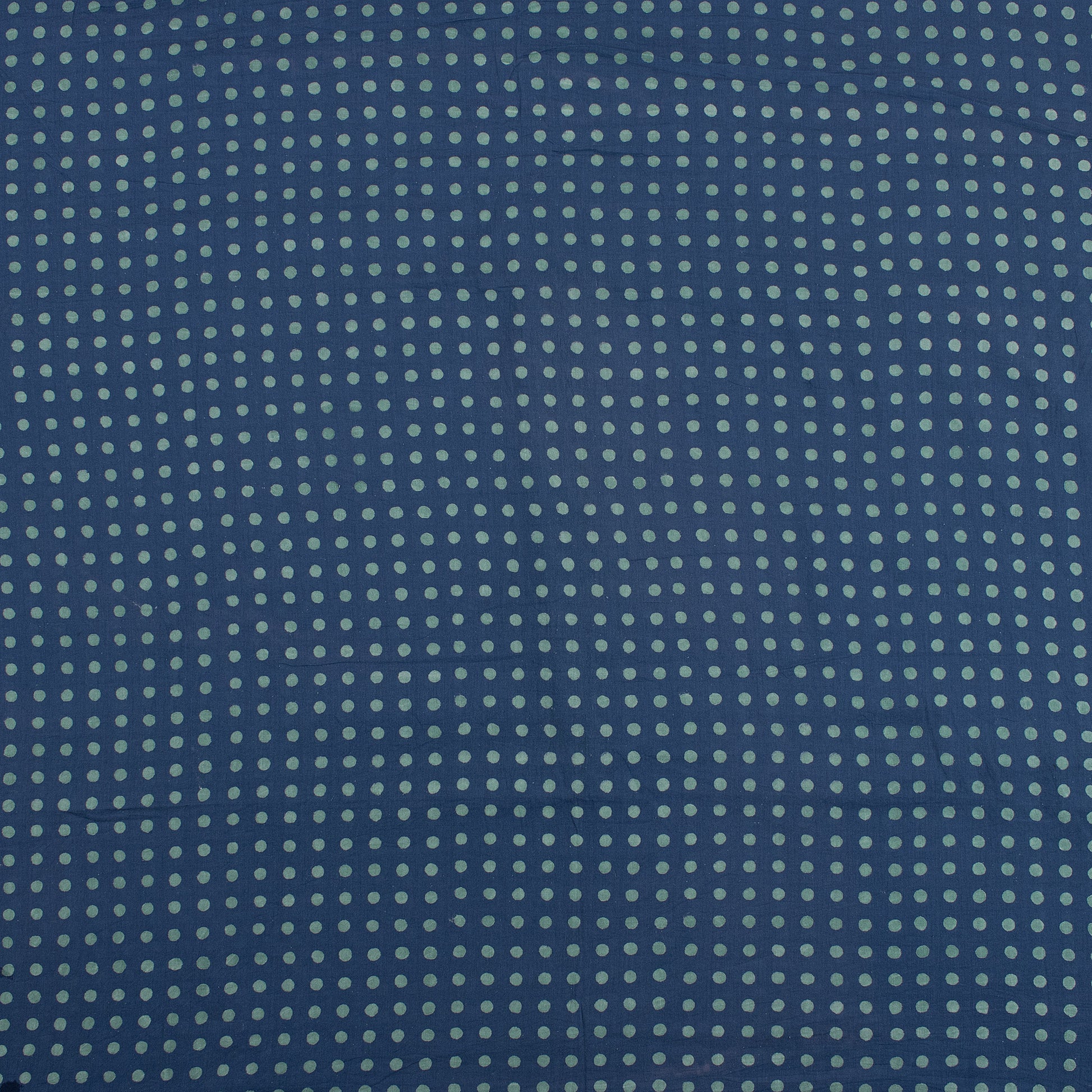 Soft Polka Dots Indigo Print Fabric