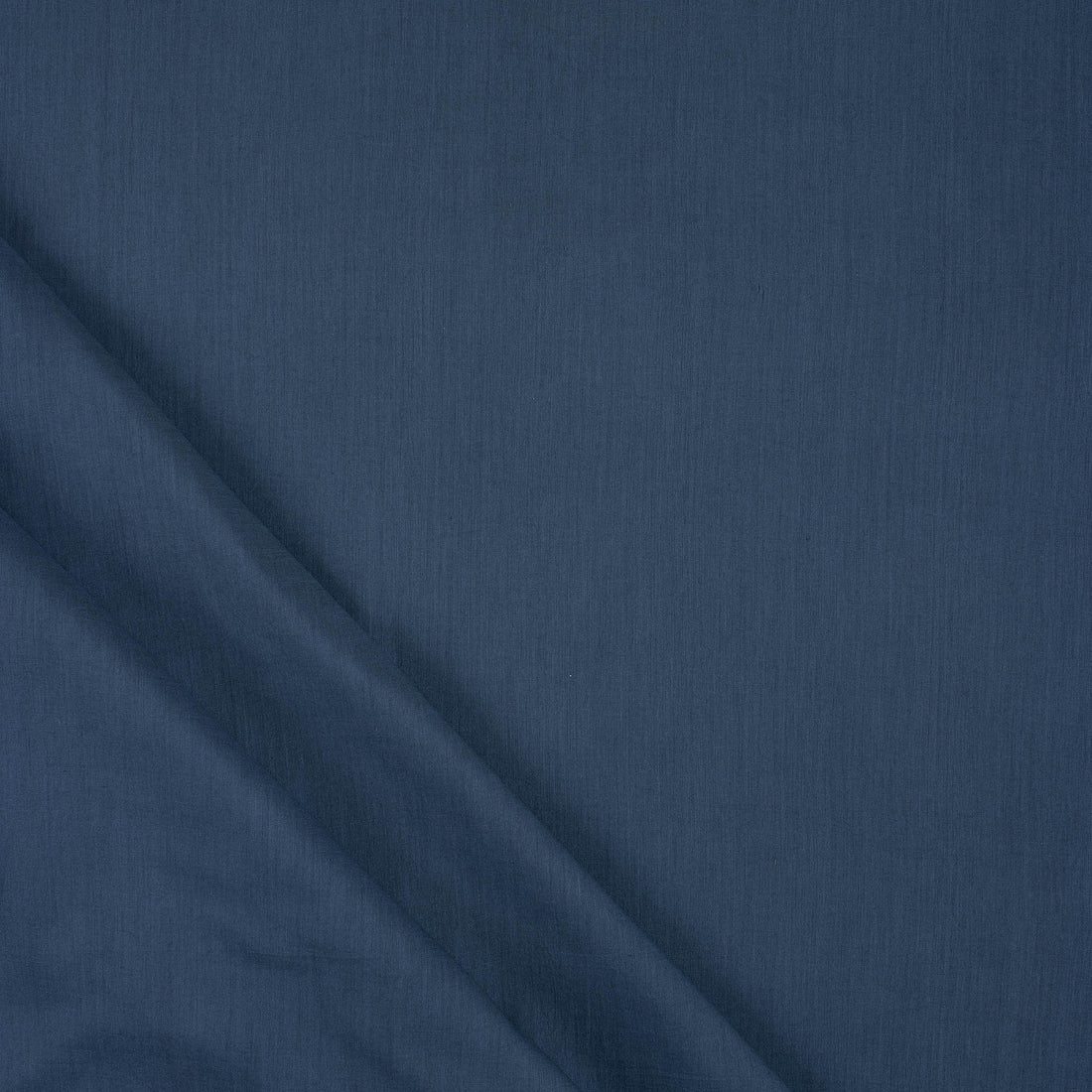 Blue Pure Natural Dyed Solid Cotton Fabric