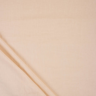 Cream Pure Plain Cotton Fabric