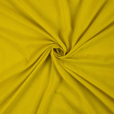 Yellow Natural Dyed Plain Fabric Cotton