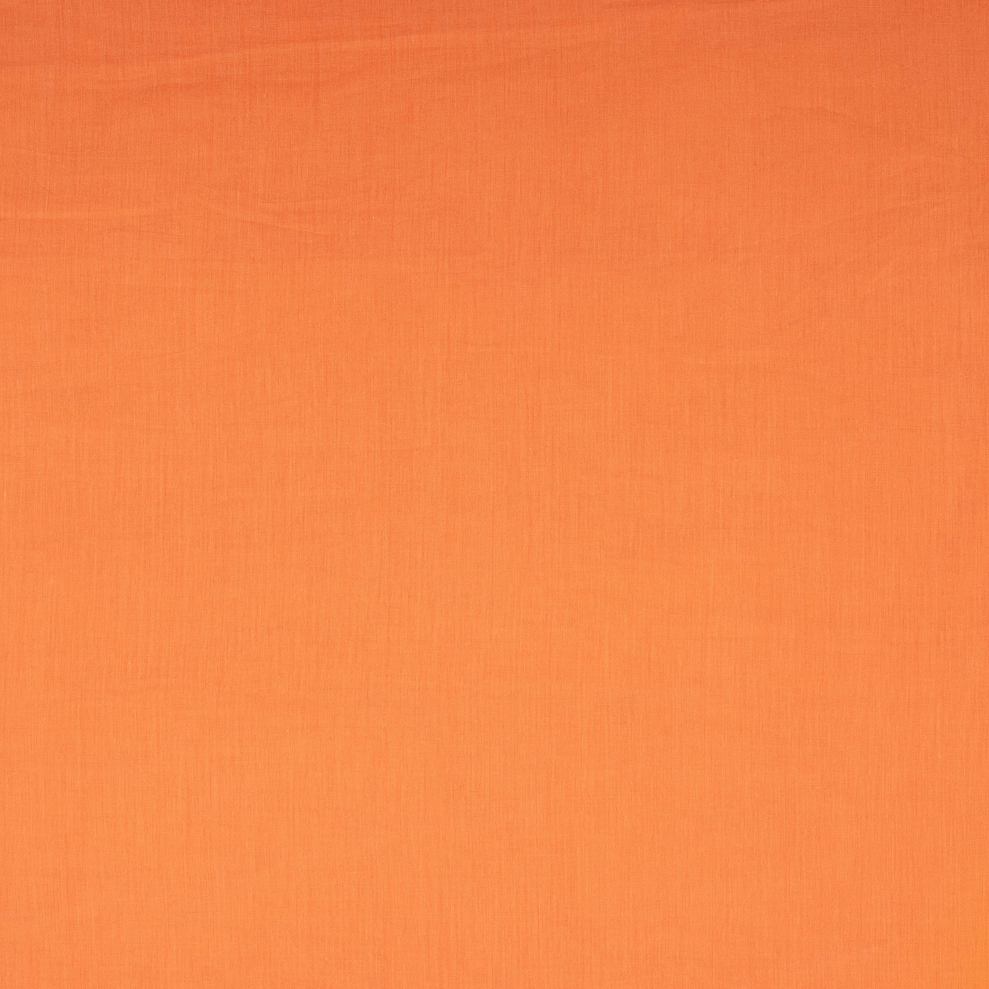 Orange Pure Cotton Plain Fabric