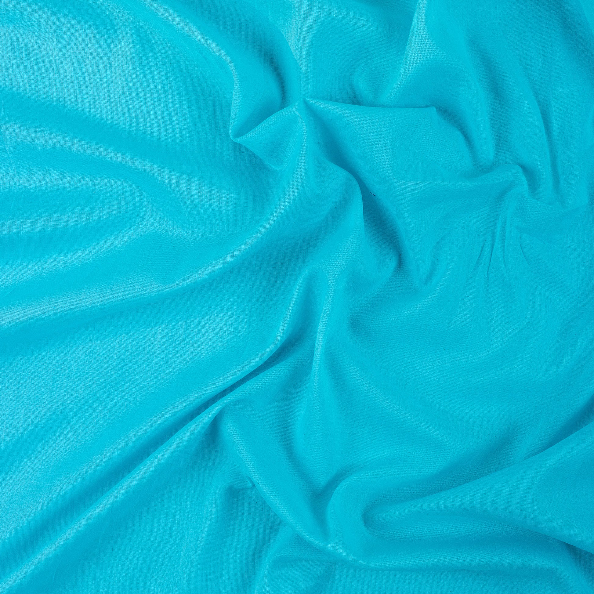 Sky Blue Plain Cotton Fabric