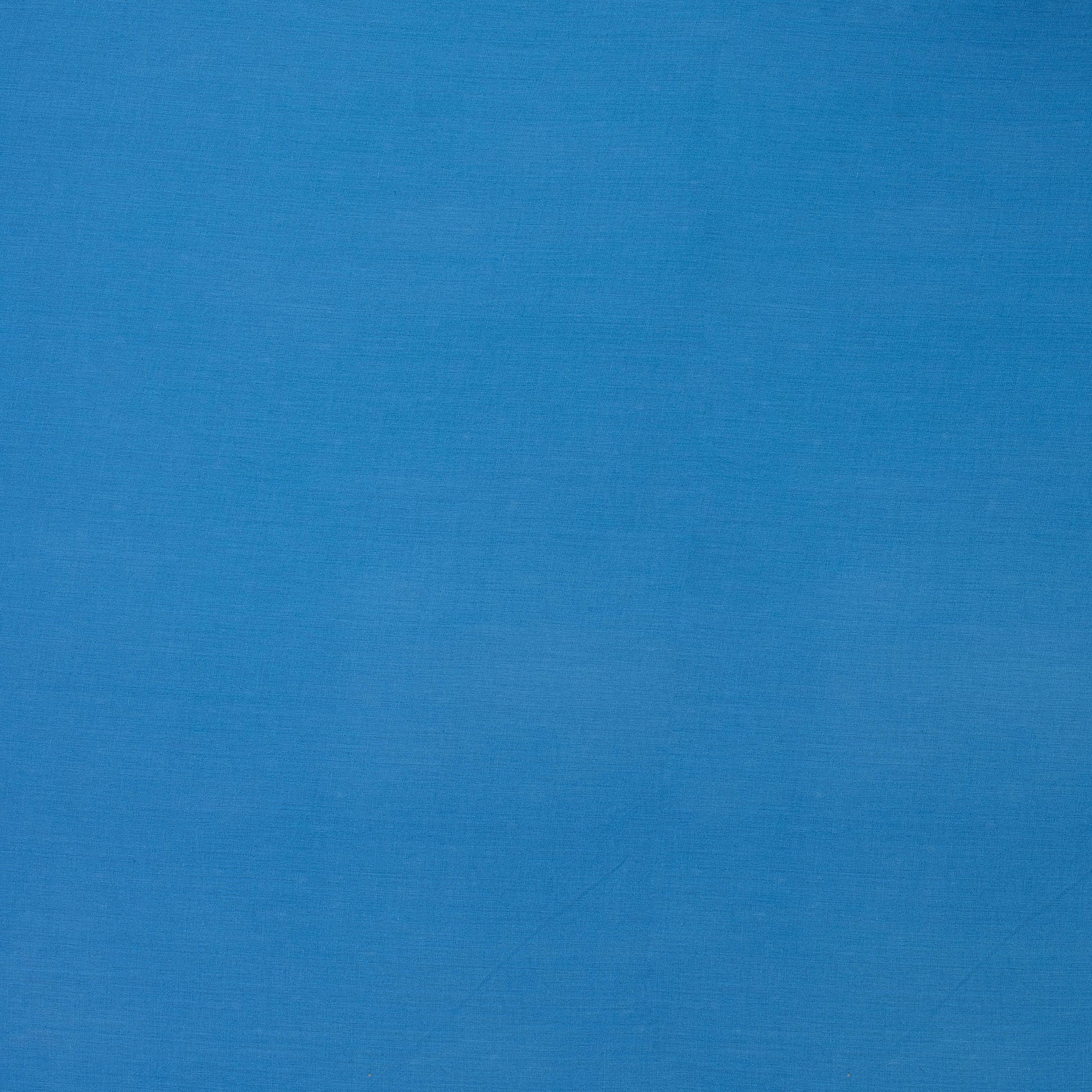 Blue Organic Yarn Dyed Plain Cotton Fabric Online