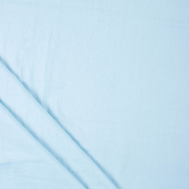 Sky Blue Color Solid Pure Plain Cotton Fabric Online