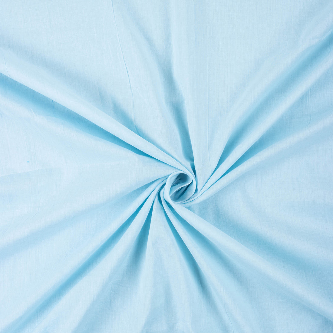 Sky Blue Color Solid Pure Plain Cotton Fabric Online