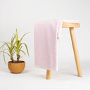 White Pink Color Dyed Solid Pure Plain Cotton Fabric Online