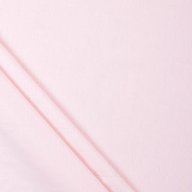 White Pink Color Dyed Solid Pure Plain Cotton Fabric Online