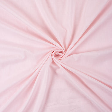 White Pink Color Dyed Solid Pure Plain Cotton Fabric Online