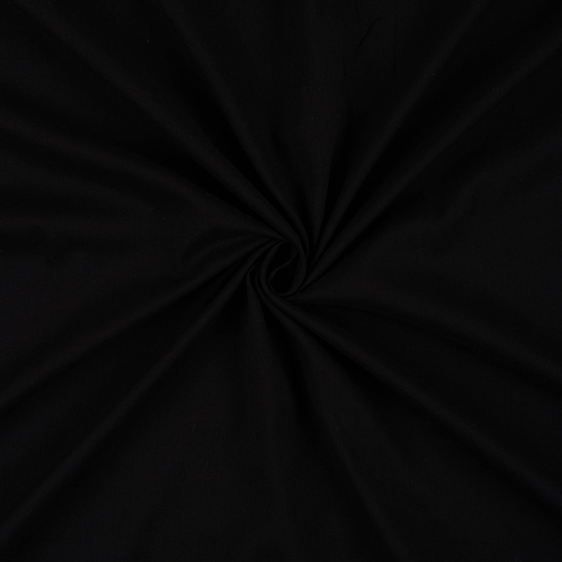 Pure Cotton Natural Dyed Solid Plan Black Fabric Online