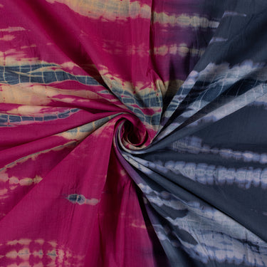 Organic Cotton Tie Dye Shibori Multicolor Dress Fabric