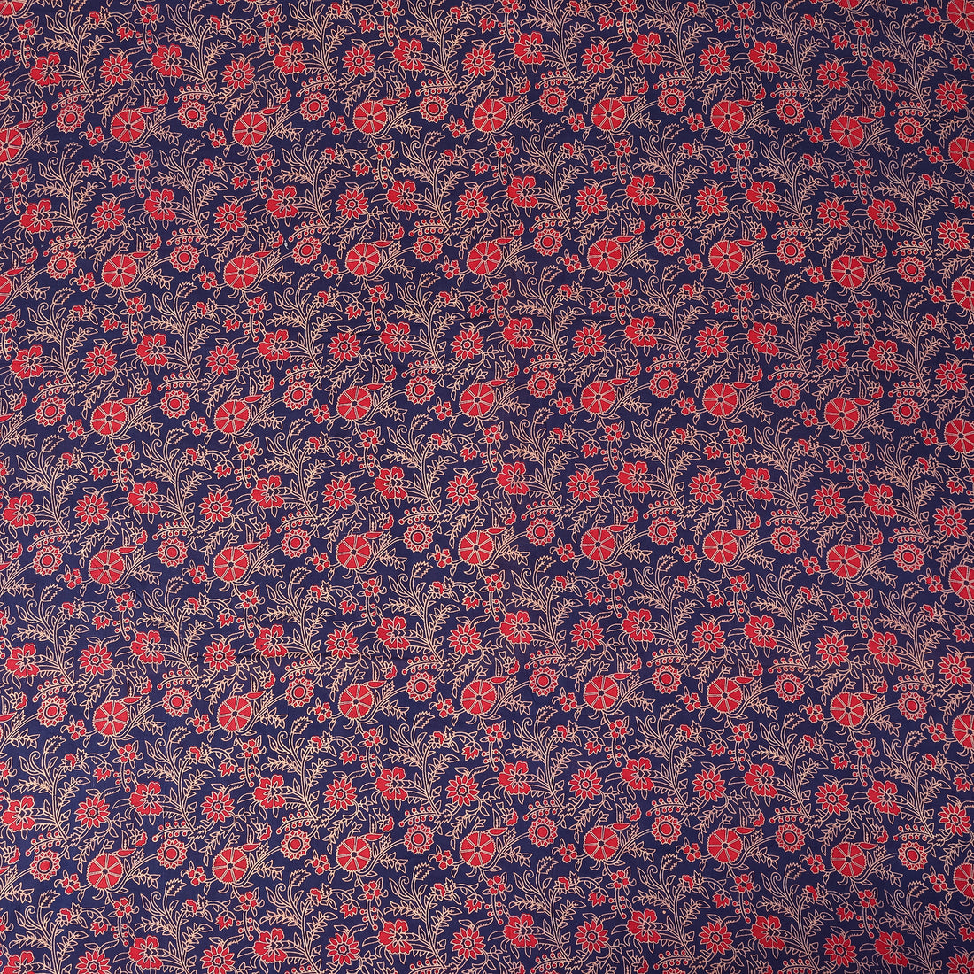 Softest Pink Hand Block Ajrakh Print Fabric