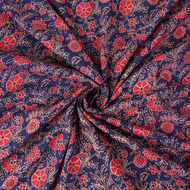 Softest Pink Hand Block Ajrakh Print Fabric