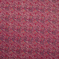 Maroon Hand Block Floral Print Cotton Ajrakh Material Fabric