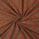 Geometrical Ajrakh Print Fabric Hand Block Printed Online