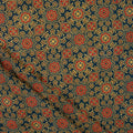 Premium Floral Ajrakh Block Print Fabric Online