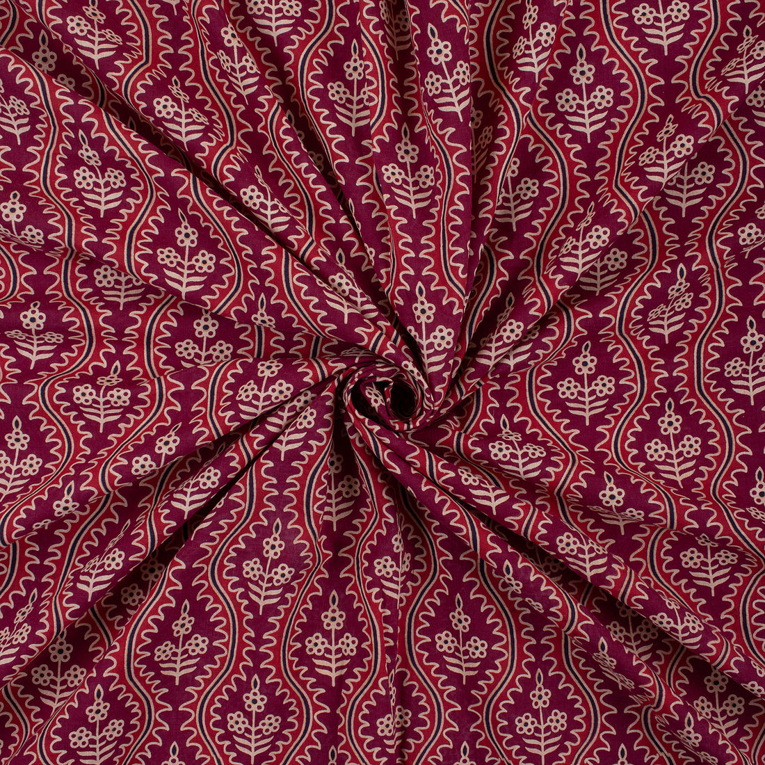 Handmade Block Cotton Ajrak Print Fabric in Jaipur Online