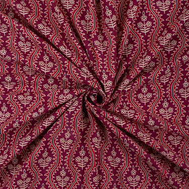 Handmade Block Cotton Ajrak Print Fabric in Jaipur Online