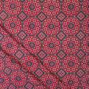 Handmade Geometrical block Cotton Ajrakh Print Fabric Online