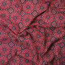 Handmade Geometrical block Cotton Ajrakh Print Fabric Online