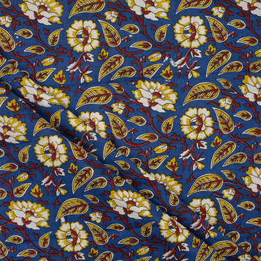 Block Leaf Maroon Soft Cotton Bagru Print in Rajasthan Online