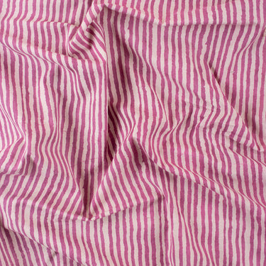 Striped Dabu Print Fabric