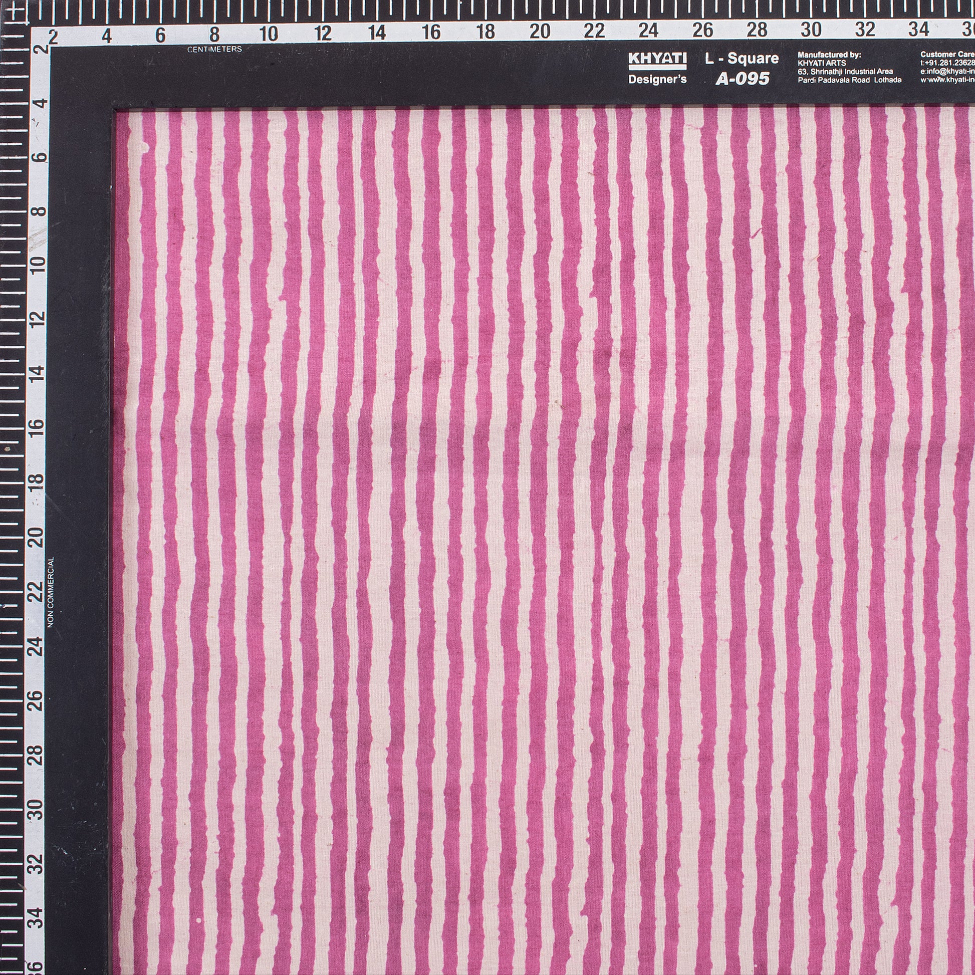 Striped Dabu Print Fabric