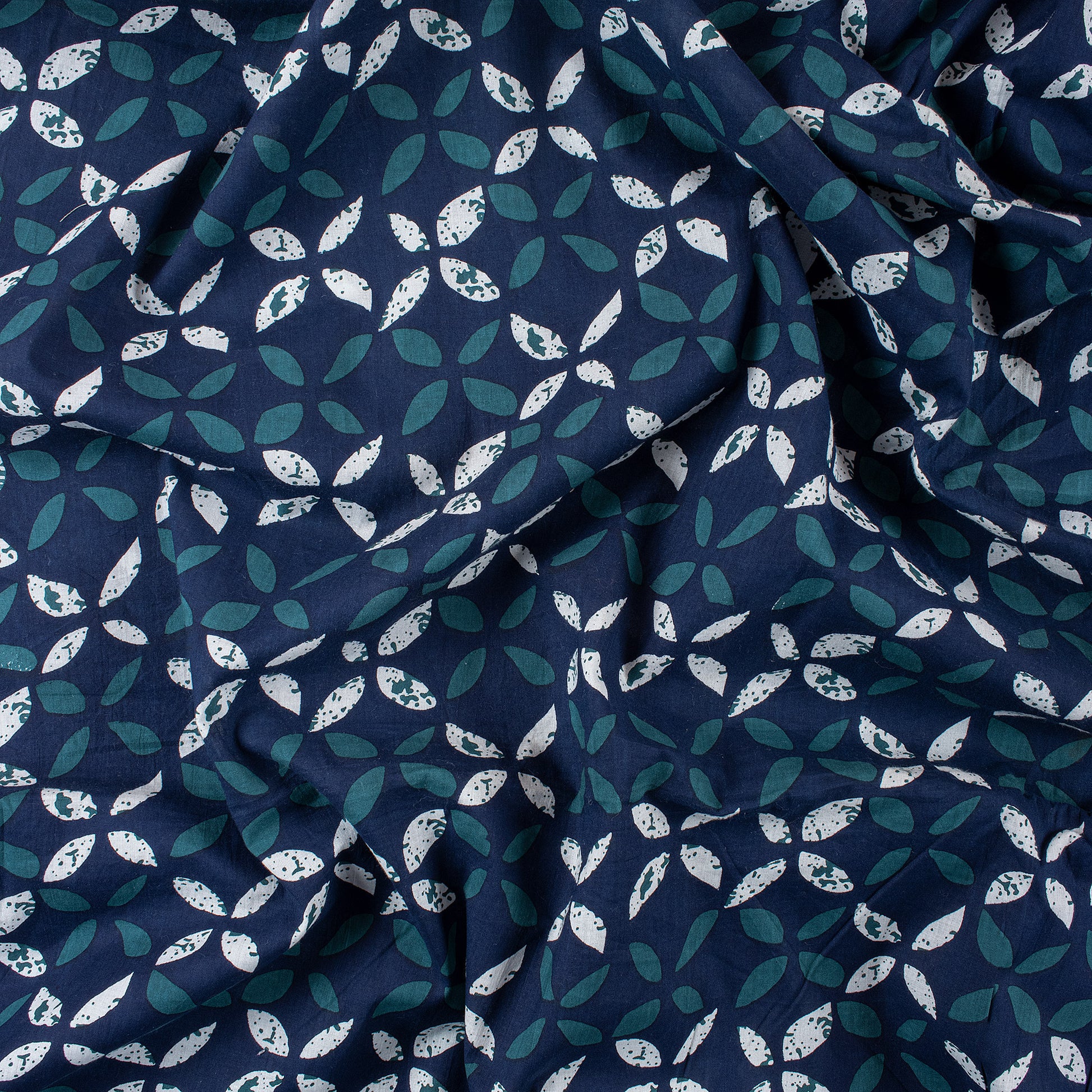 Dabu Hand Block Print Soft Cotton Fabric