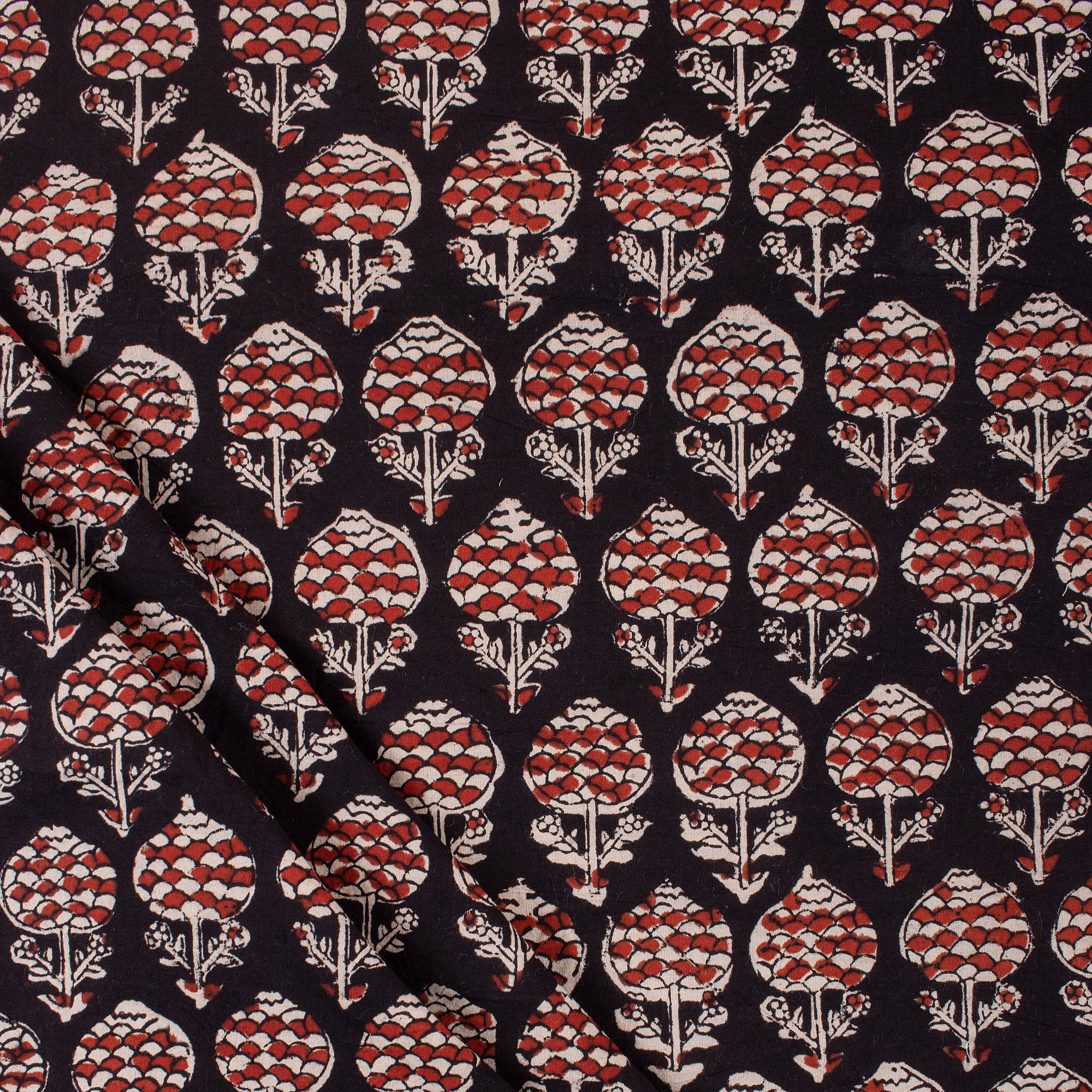 Hand Block Printed Pure Cotton Fabric