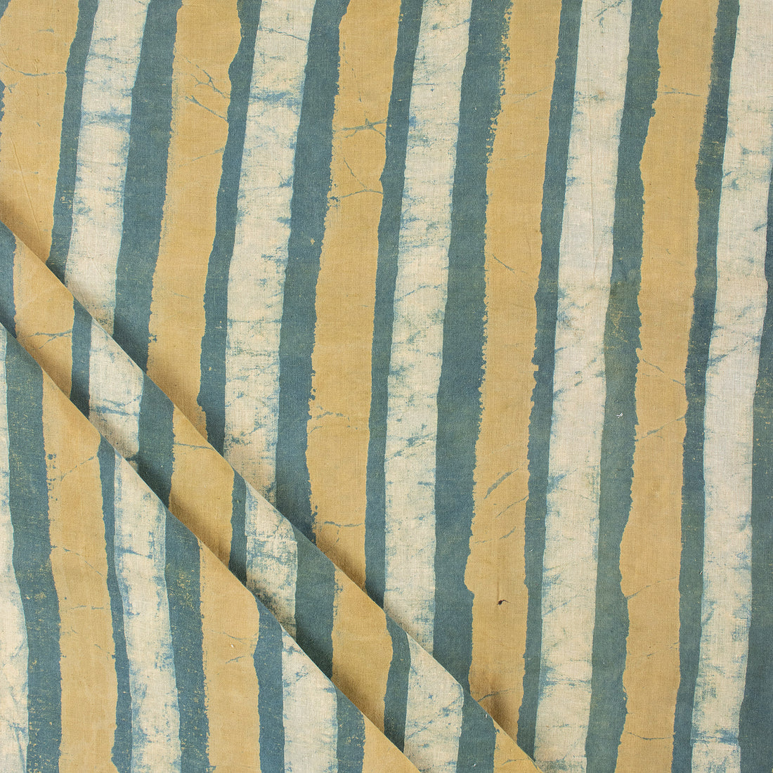 Striped Dabu Print Fabric